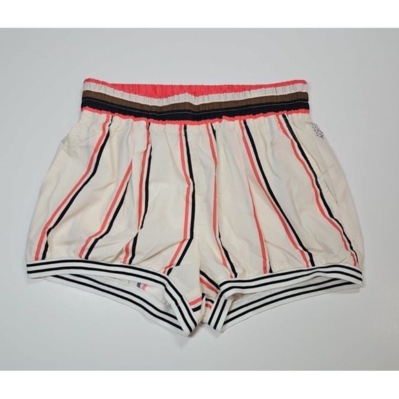 Free People Pants - Free People Movement Womens Striped Pull On Athletic Shorts Size Small NWOT